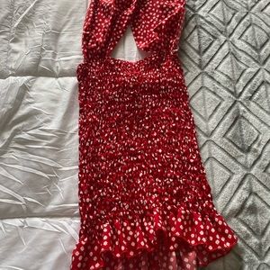 Red and white dress size M